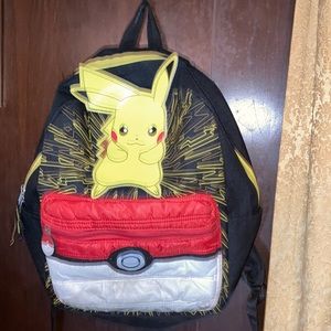PIKACHOU BACKPACK - very large- licensed Pokémon product!!!  Almost like new!
